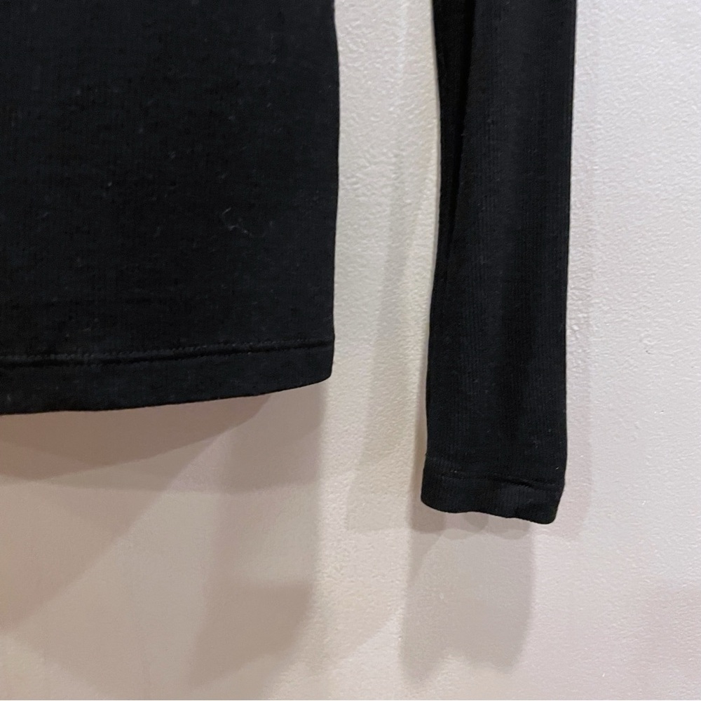 Frame Denim Rib Mock Neck Top - Picture 7 of 13